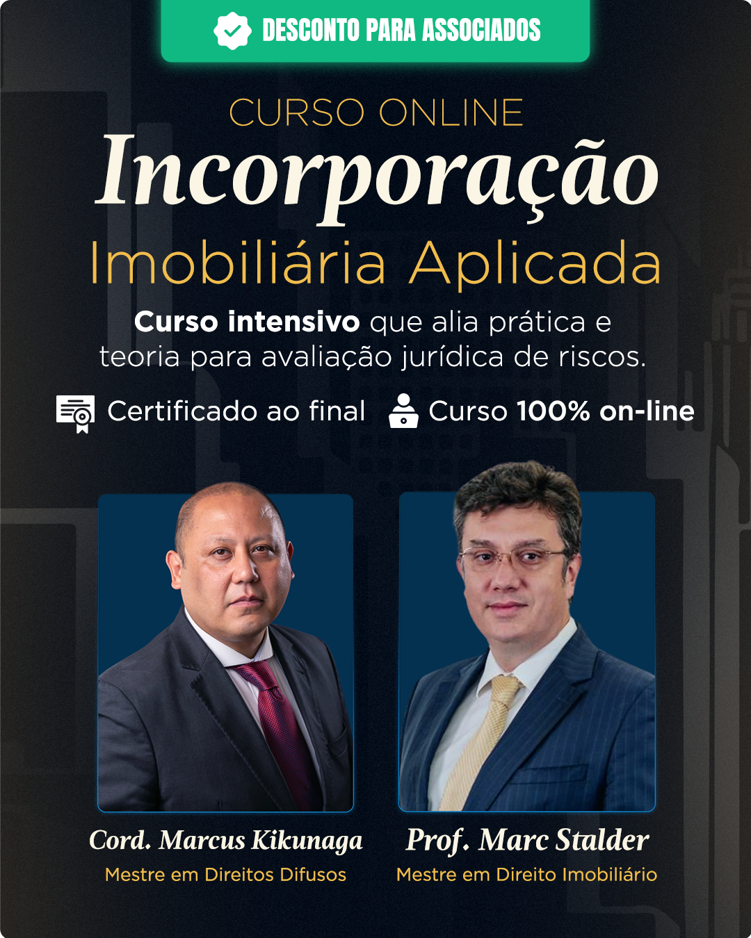 Curso ONLINE de Incorpora��o Imobili�ria aplicada
